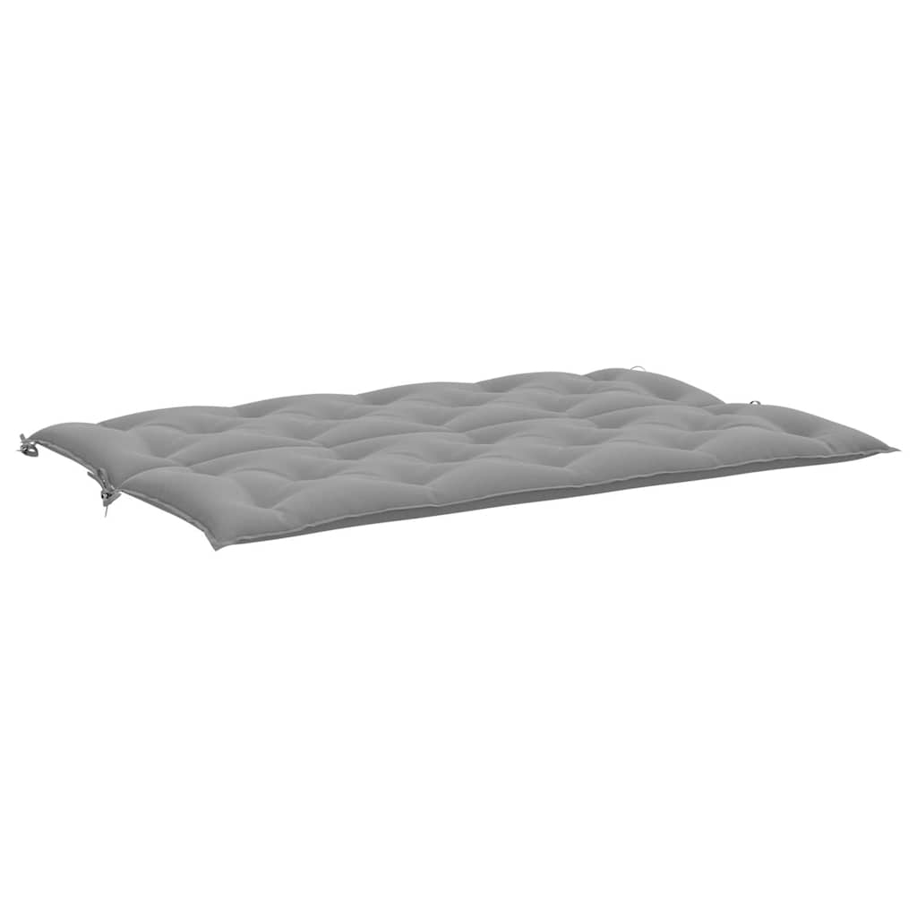 Cuscini per Panca 2 pz Grigi 150x50x7 cm in Tessuto Oxford