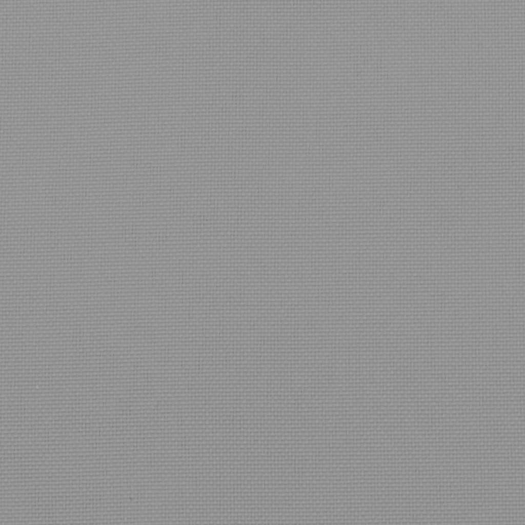 Cuscini per Panca 2 pz Grigi 150x50x7 cm in Tessuto Oxford