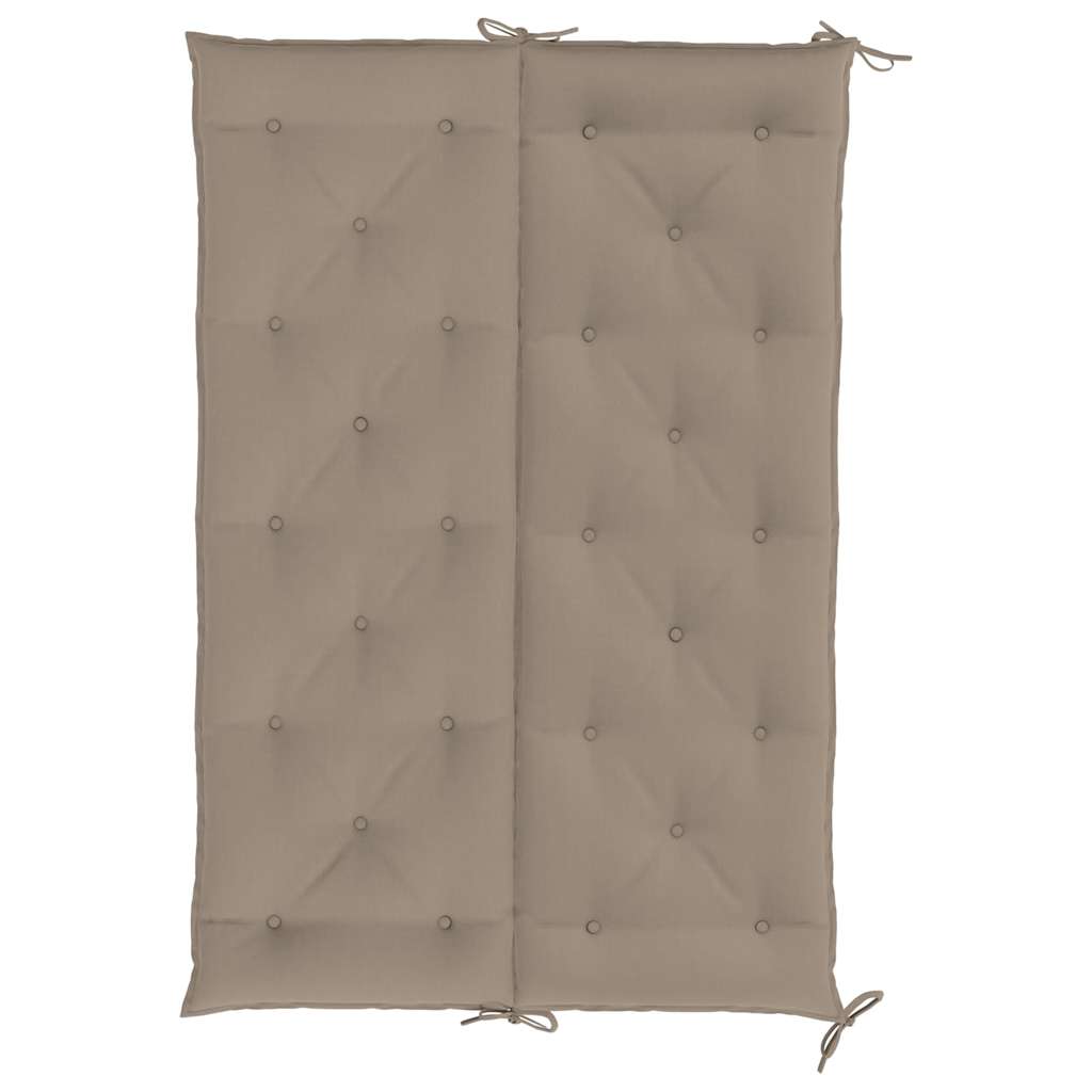 Cuscino per Panca Beige 150x(50+50)x7cm in Tessuto Oxford