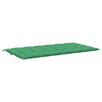 Cuscini per Panca 2 pz Verdi 200x50x7 cm in Tessuto Oxford
