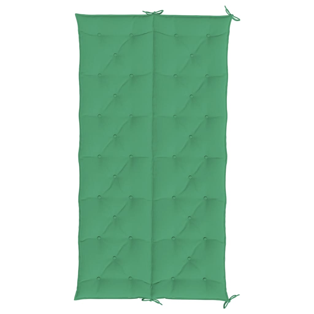 Cuscini per Panca 2 pz Verdi 200x50x7 cm in Tessuto Oxford