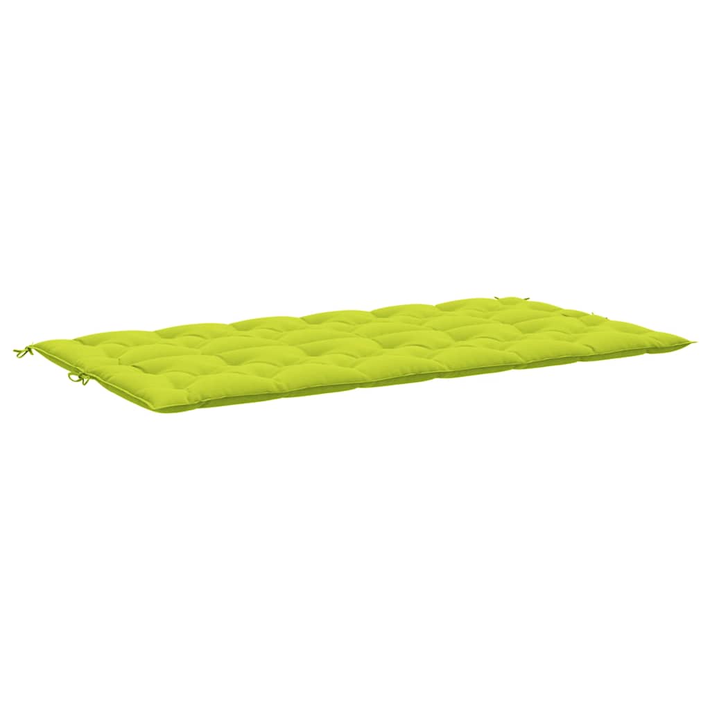 Cuscino per Panca Verde Intenso 200x(50+50)x7 cm Tessuto Oxford