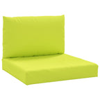 Cuscini per Pallet 2 pz Verde Intenso in Tessuto Oxford