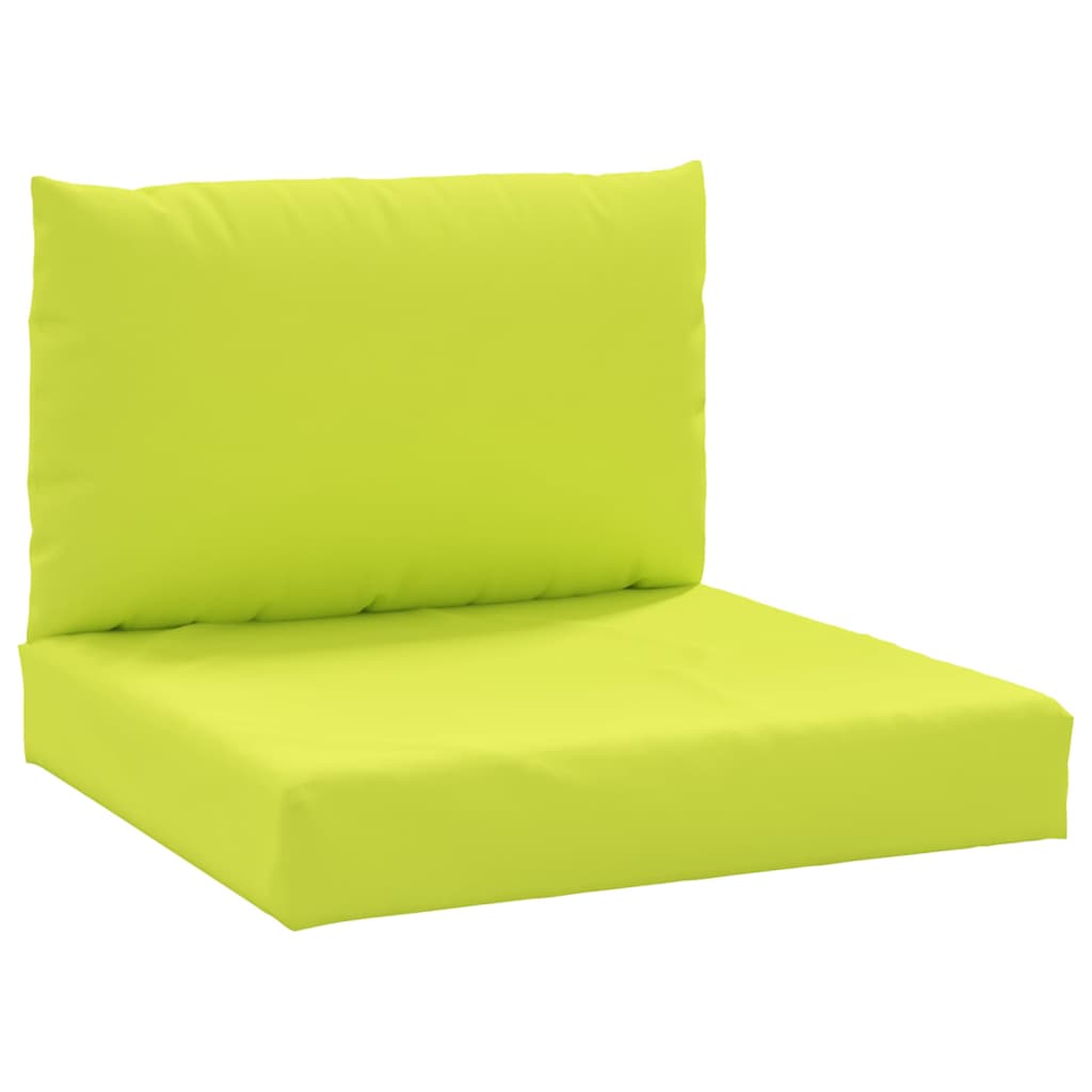 Cuscini per Pallet 2 pz Verde Intenso in Tessuto Oxford