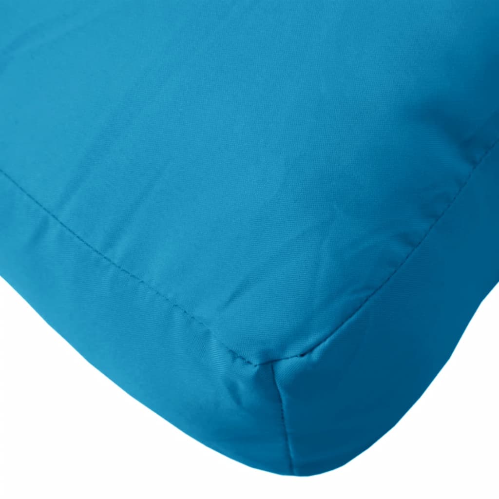Cuscini per Pallet 3 pz Azzurro in Tessuto Oxford