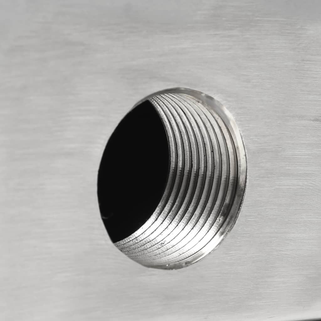 Cascata con LED 30x34x14 cm in Acciaio Inossidabile 304