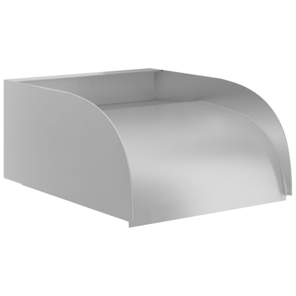 Cascata per Laghetto e Piscina 30x34x14 cm Acciaio Inox 304