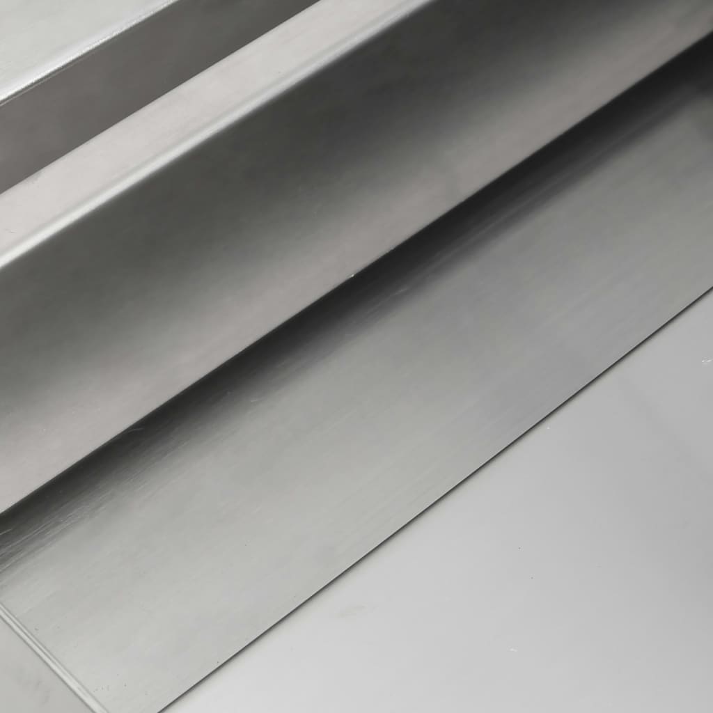 Cascata per Laghetto e Piscina 30x34x14 cm Acciaio Inox 304