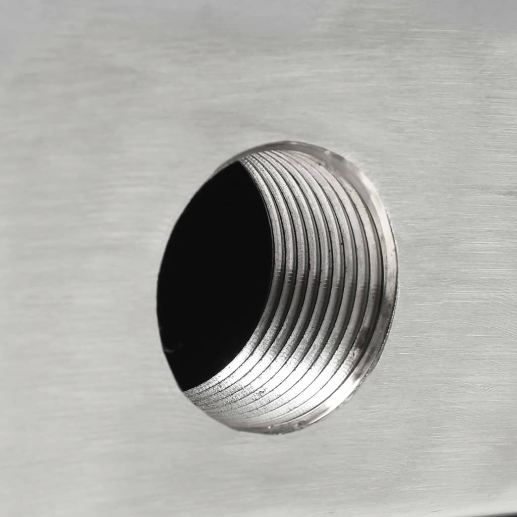 Cascata per Laghetto e Piscina 30x34x14 cm Acciaio Inox 304