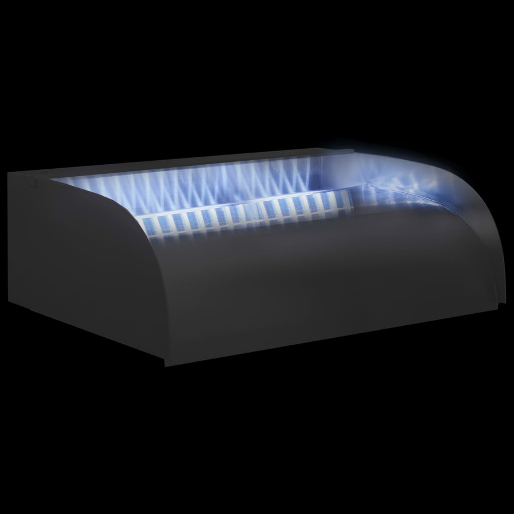 Cascata con LED 45x34x14 cm in Acciaio Inossidabile 304
