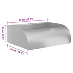 Cascata con LED 45x34x14 cm in Acciaio Inossidabile 304