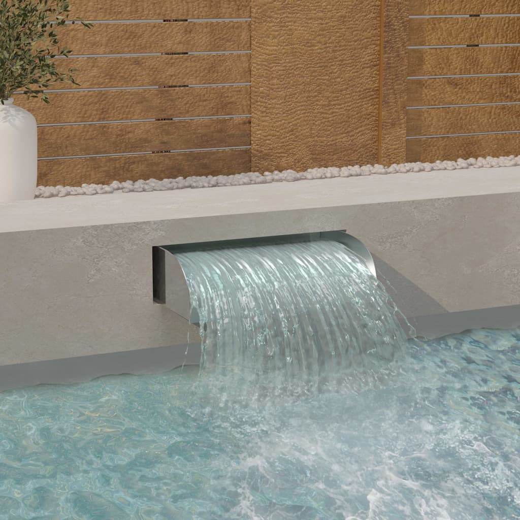 Cascata da Giardino 60x34x14 cm in Acciaio Inox 304