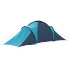 Tenda da Campeggio per 6 Persone Blu Marino e Azzurro