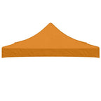 Tetto per Tendone per Feste 3x3 m Arancione 270 g/m²