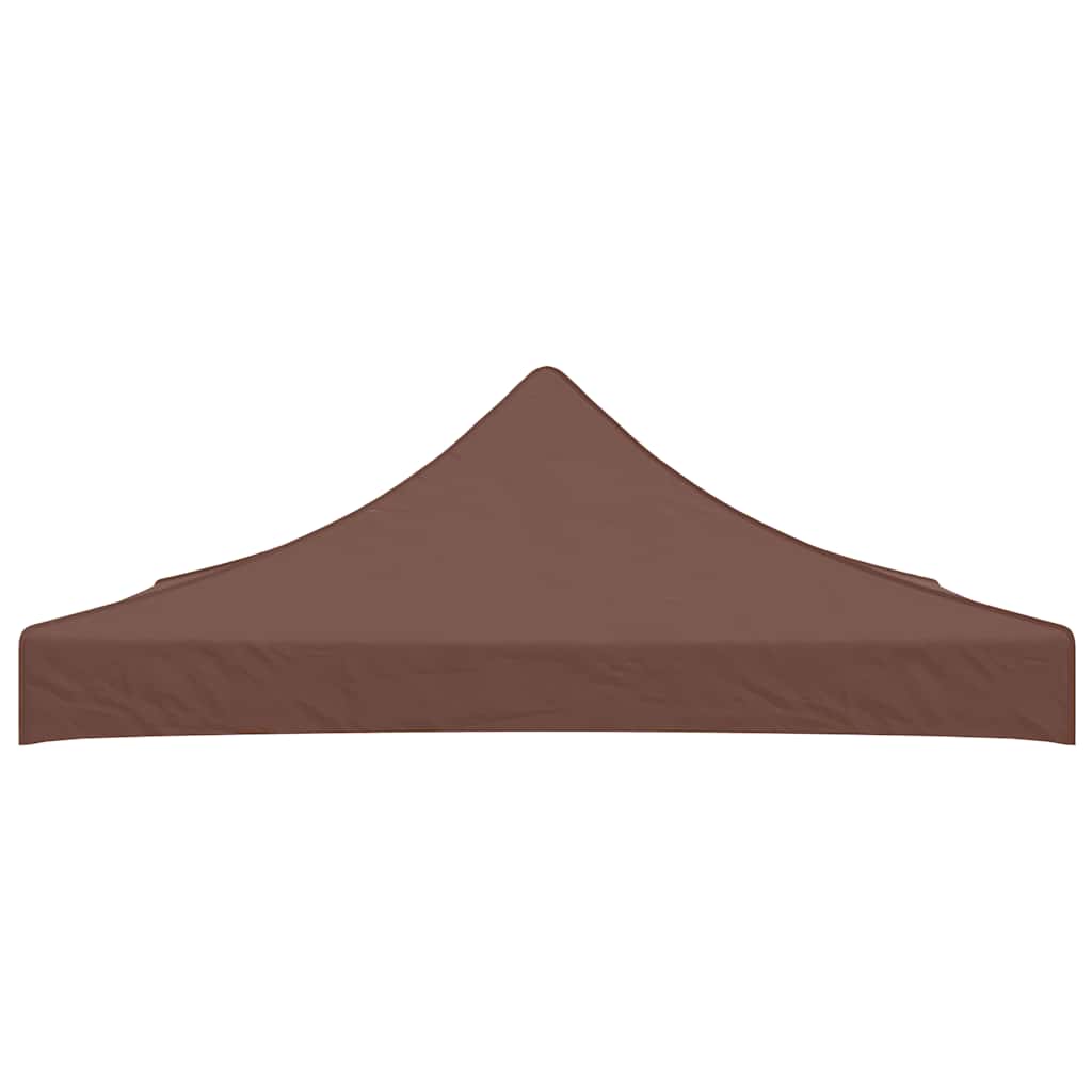 Tetto per Tendone per Feste 3x3 m Marrone 270 g/m²