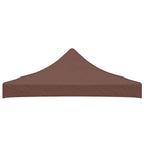 Tetto per Tendone per Feste 3x3 m Marrone 270 g/m²