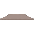 Tetto per Tendone per Feste 6x3 m Grigio Talpa 270 g/m²