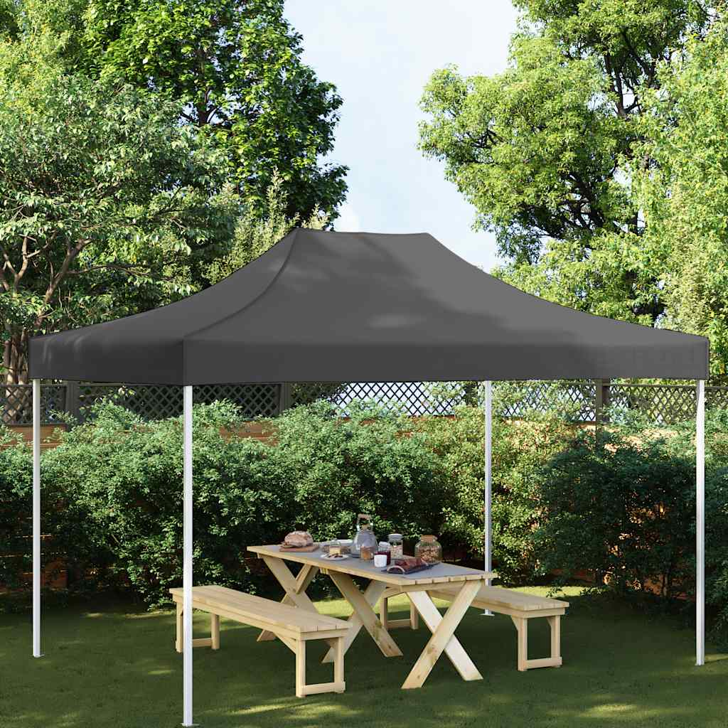 Tetto per Tendone per Feste 4,5x3 m Antracite 270 g/m²