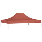 Tetto per Tendone per Feste 4,5x3 m Terracotta 270 g/m²