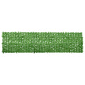 Paravento da Balcone con Foglie Verdi 400x100 cm