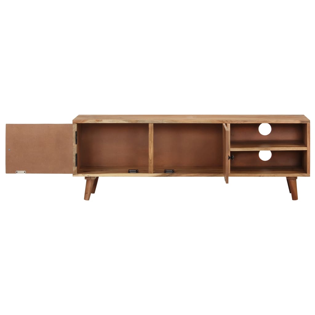 Mobile Porta TV 115x30x39 cm in Legno Massello di Acacia