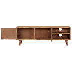 Mobile Porta TV 115x30x39 cm in Legno Massello di Acacia