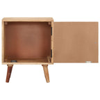 Comodino 40x30x50 cm in Legno Massello di Acacia