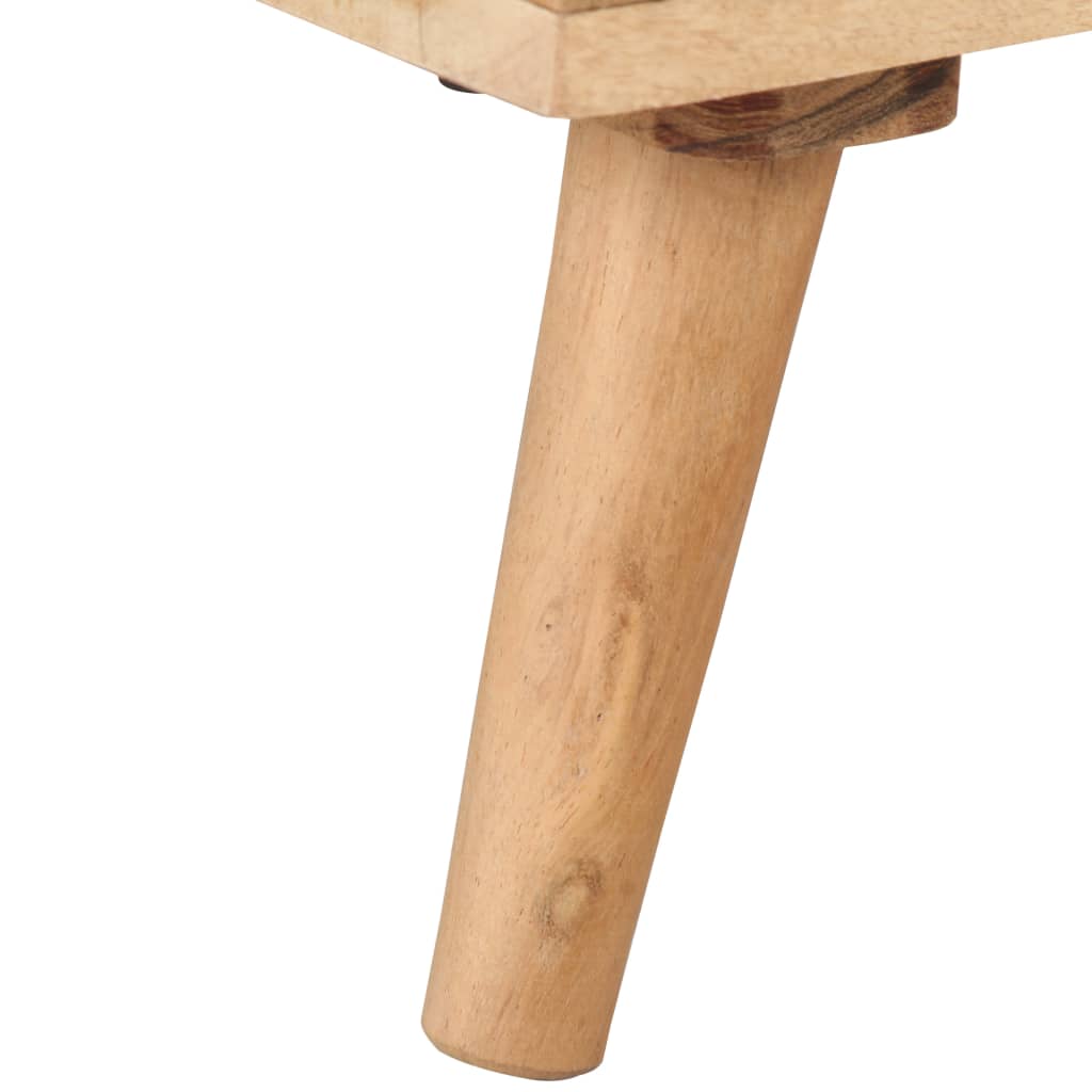 Comodino 40x30x50 cm in Legno Massello di Acacia