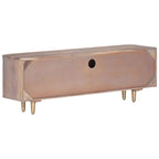 Mobile Porta TV 118x30x40 cm in Legno Massello di Acacia