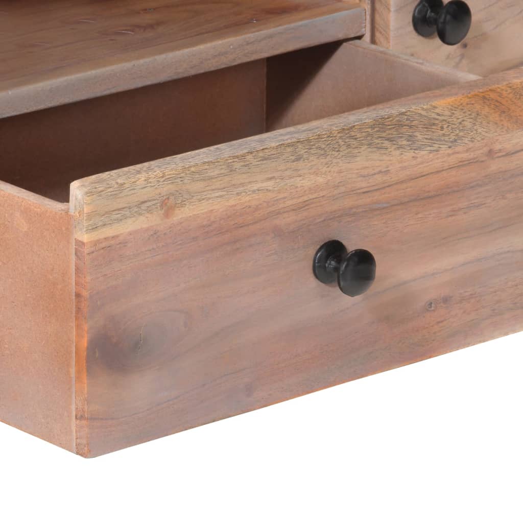 Mobile Porta TV 118x30x40 cm in Legno Massello di Acacia