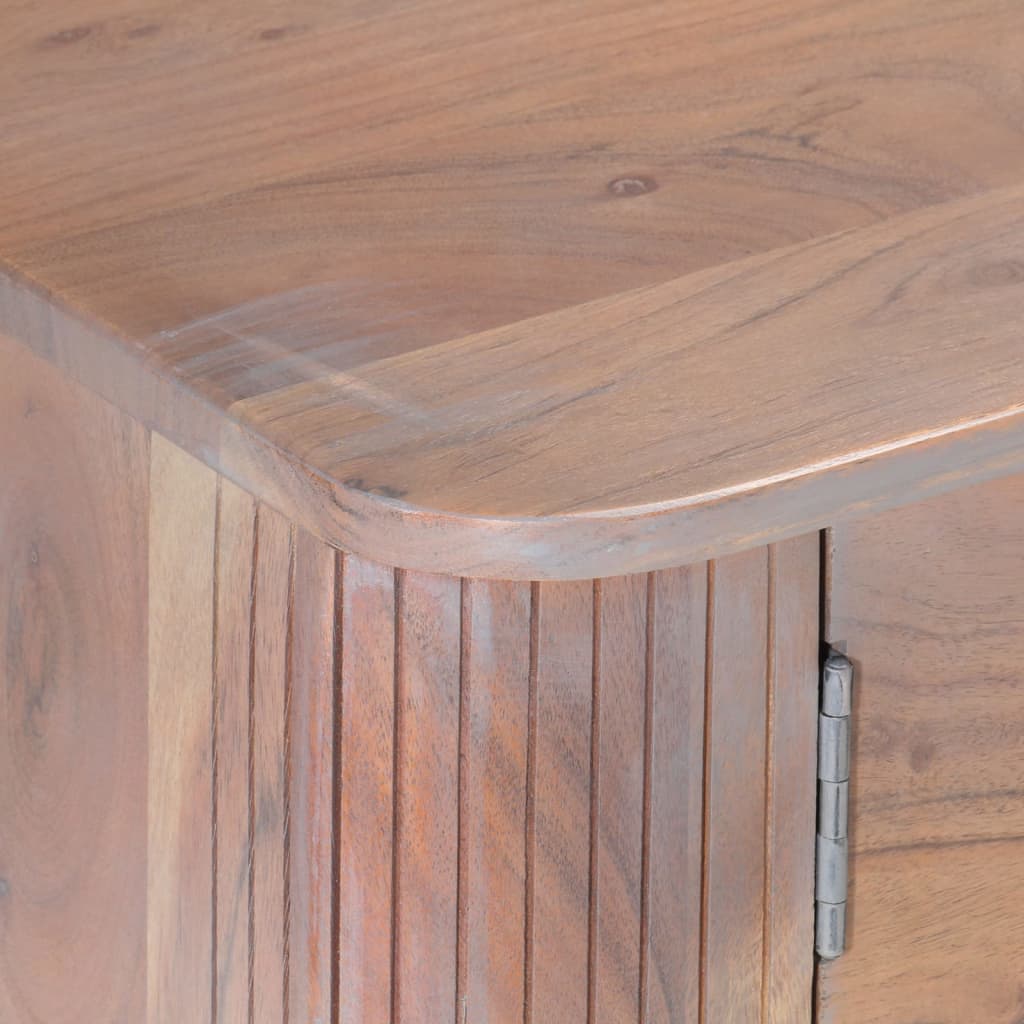 Mobile Porta TV 118x30x40 cm in Legno Massello di Acacia