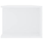 Mobile Porta TV con Luci LED Bianco 135x39x30 cm
