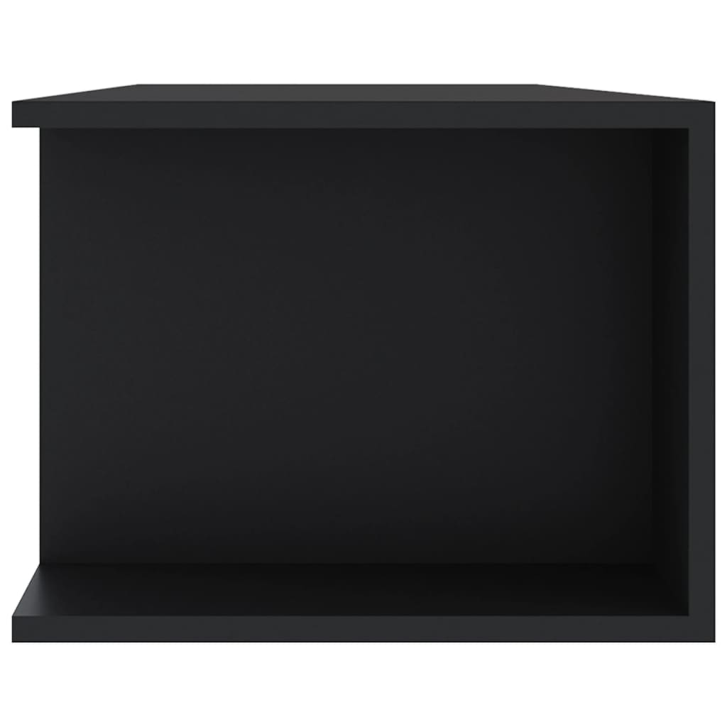 Mobile Porta TV con Luci LED Nero 135x39x30 cm