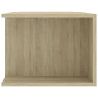 Mobile Porta TV con Luci LED Rovere Sonoma 135x39x30 cm