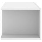 Mobile Porta TV con Luci LED Bianco 90x39x30 cm