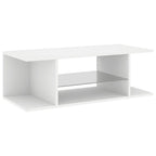 Mobile Porta TV con Luci LED Bianco 90x39x30 cm