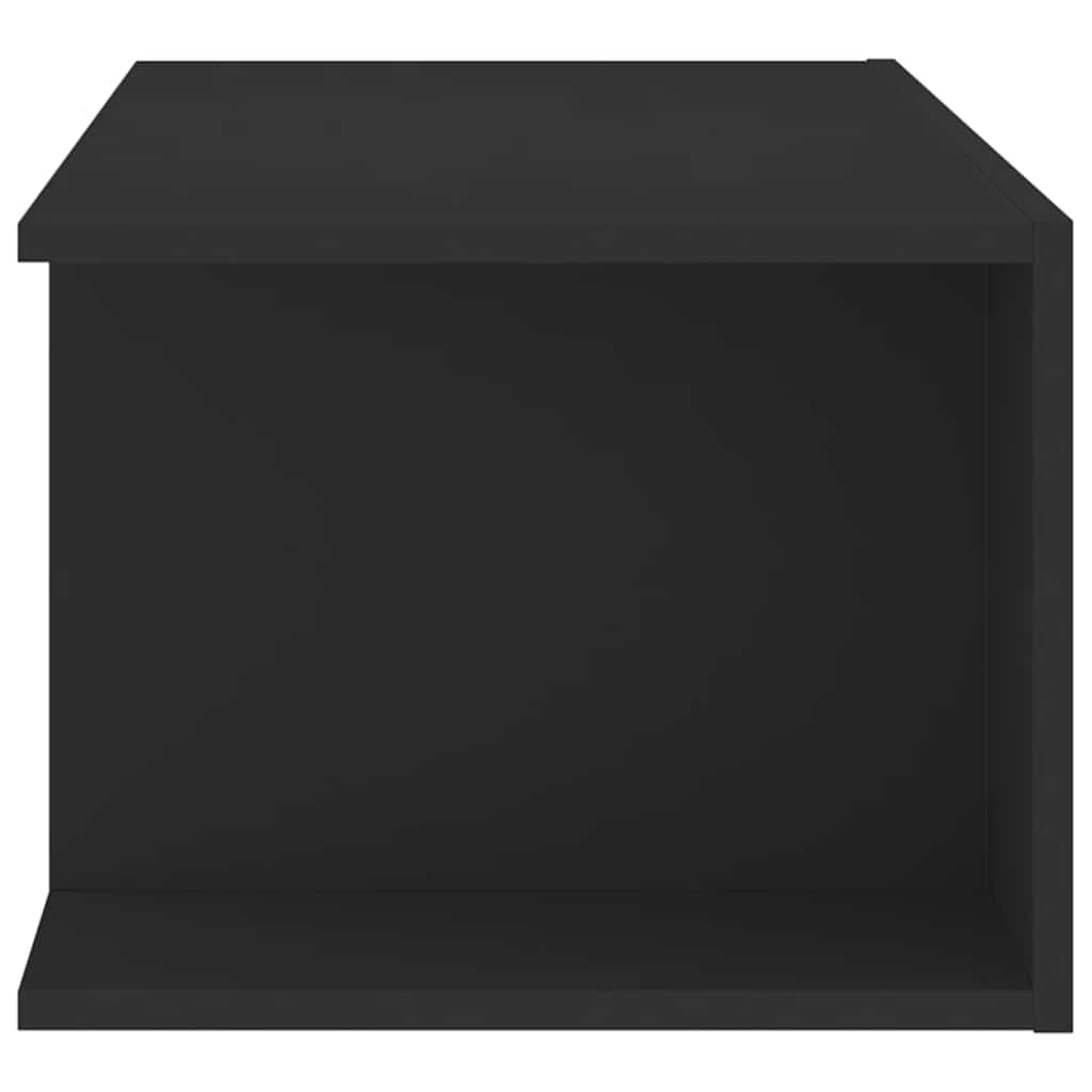Mobile Porta TV con Luci LED Nero 90x39x30 cm