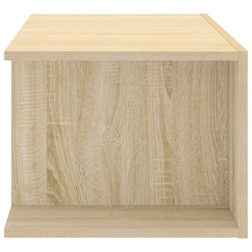 Mobile Porta TV con Luci LED Rovere Sonoma 90x39x30 cm