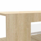 Mobile Porta TV con Luci LED Rovere Sonoma 90x39x30 cm