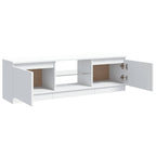 Mobile Porta TV con Luci LED Bianco 120x30x36 cm