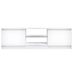 Mobile Porta TV con Luci LED Bianco 120x30x36 cm