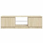 Mobile Porta TV con Luci LED Rovere Sonoma 120x30x36 cm