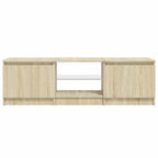 Mobile Porta TV con Luci LED Rovere Sonoma 140x40x36 cm