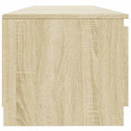 Mobile Porta TV con Luci LED Rovere Sonoma 140x40x36 cm