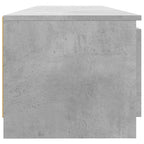 Mobile Porta TV con Luci LED Grigio Cemento 140x40x36 cm