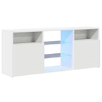 Mobile Porta TV con Luci LED Bianco 120x30x50 cm