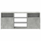 Mobile Porta TV con Luci LED Grigio Cemento 120x30x50 cm