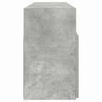 Mobile Porta TV con Luci LED Grigio Cemento 120x30x50 cm
