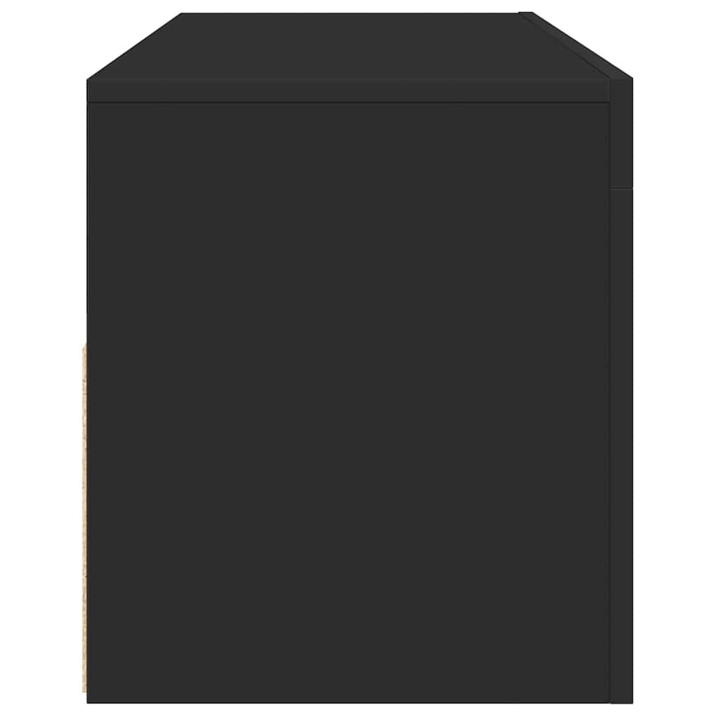 Mobile Porta TV con Luci LED Nero 120x35x40 cm