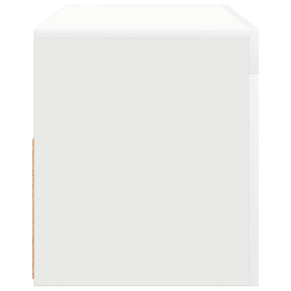 Mobile Porta TV con Luci LED Bianco 90x35x40 cm
